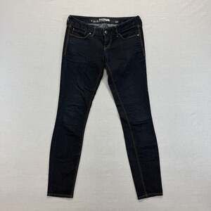 Express Skinny Jeans Women's 2 Short 2S Dark Wash Low Rise Slim Fit Denim Pants